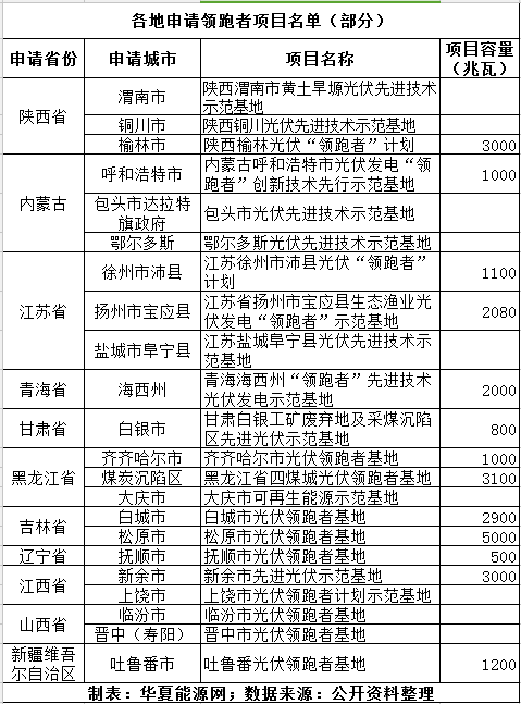 光伏超級領(lǐng)跑者“預(yù)備隊”：這些光伏巨頭誰能最終如愿？