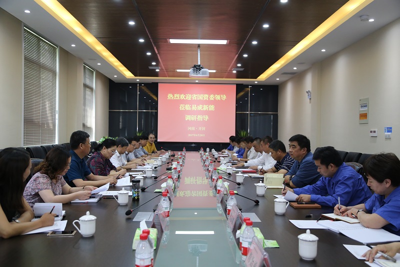 河南省國資委監(jiān)事會(huì)主席戴月到易成新能調(diào)研