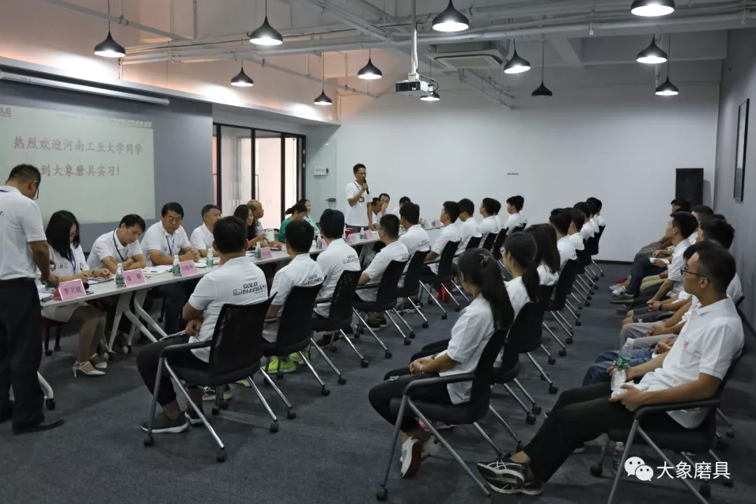 數(shù)十學子攜夢奔赴大象磨具 為大象磨具注入青春力量