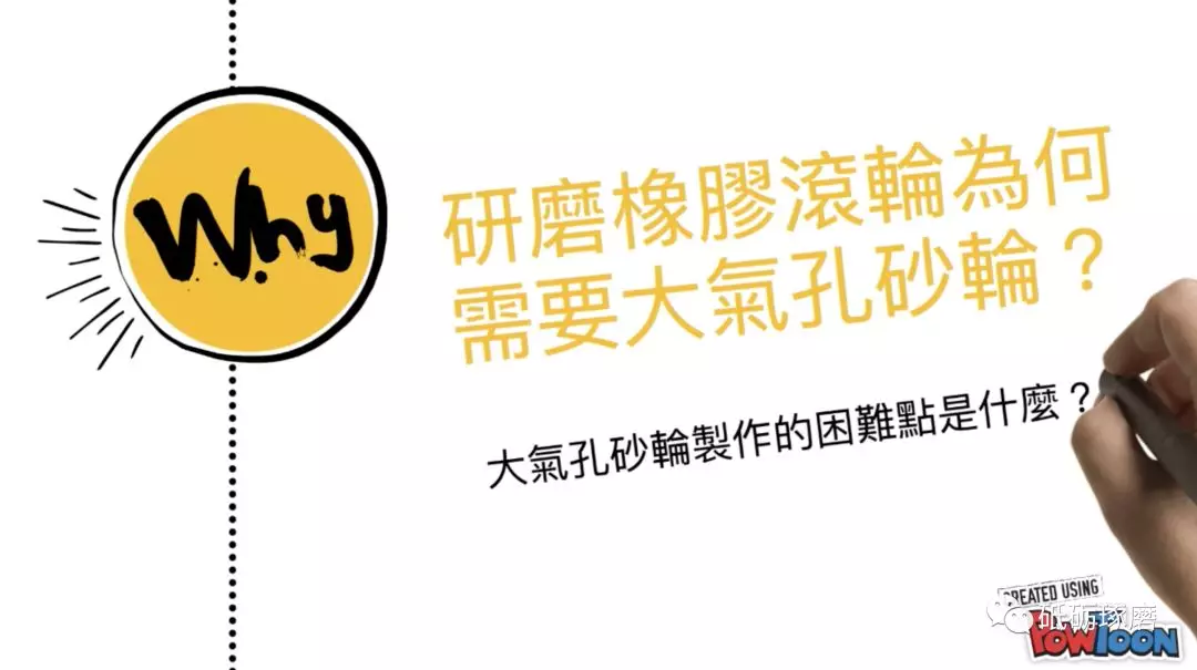 為什么研磨橡膠滾輪需要大氣孔砂輪?