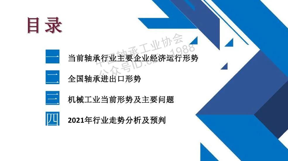 2021年一季度軸承行業(yè)形勢分析