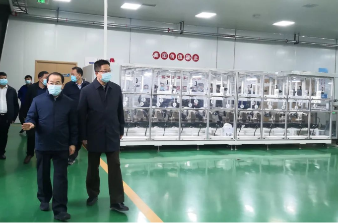 中國平煤神馬集團董事長李毛到光山考察調研金剛石新材料產業發展工作