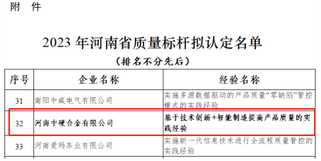 超硬材料行業(yè)擬新增一項(xiàng)省級(jí)質(zhì)量標(biāo)桿